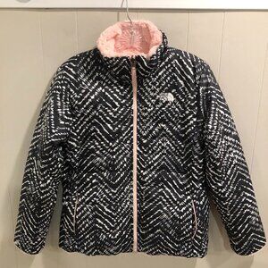 The North Face Girl's Reversable Puffer Coat, Size XL(18)